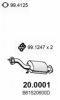 MAZDA B38320600G Catalytic Converter
